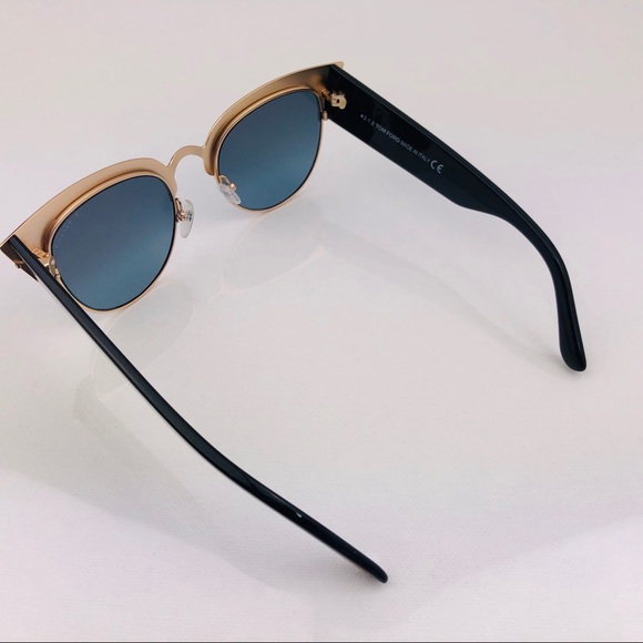 New TOM FORD Alexandra Black Cat Eye Sunglasses - Picture 7 of 16